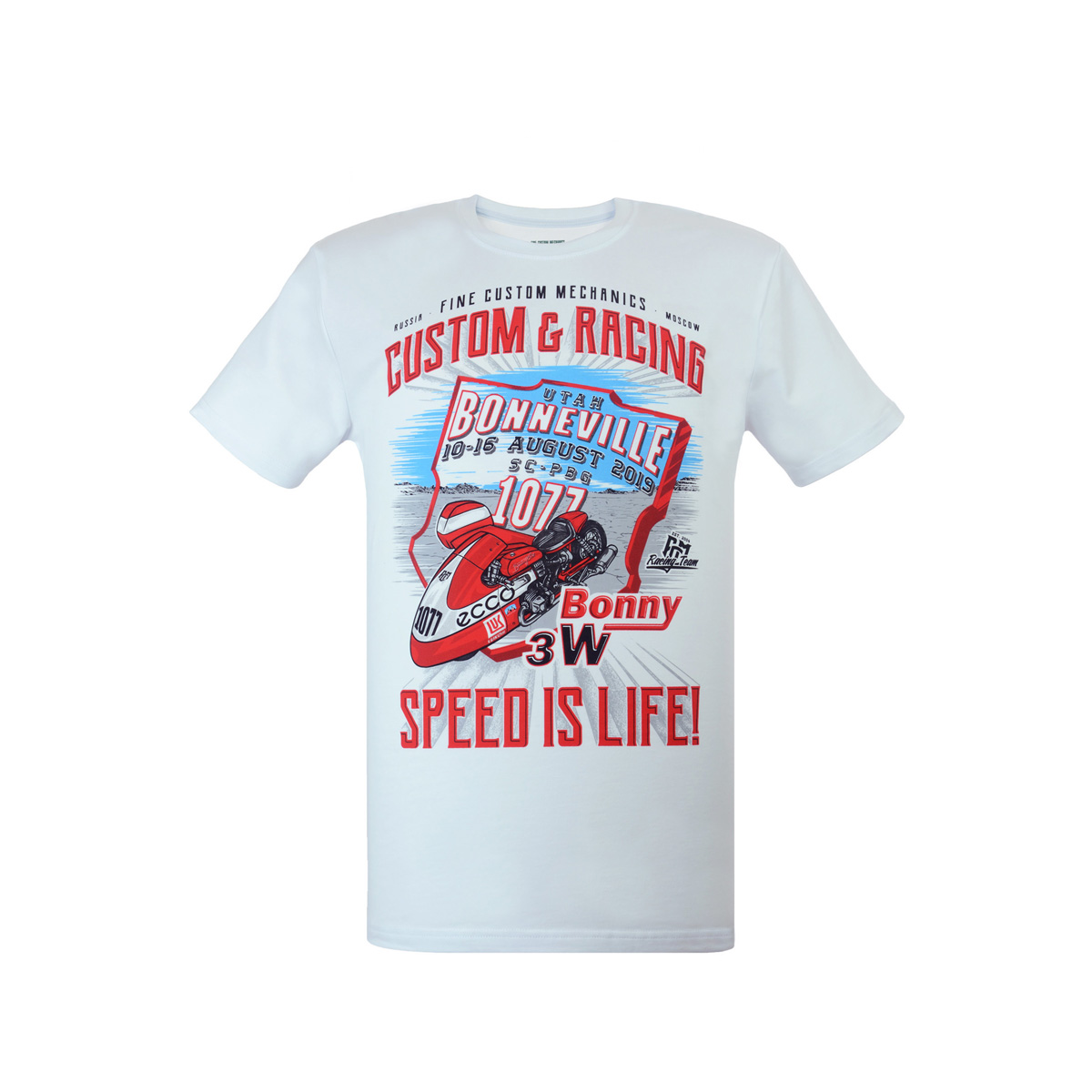 Футболка ECCO  Futb12Bonneville-0219/белый