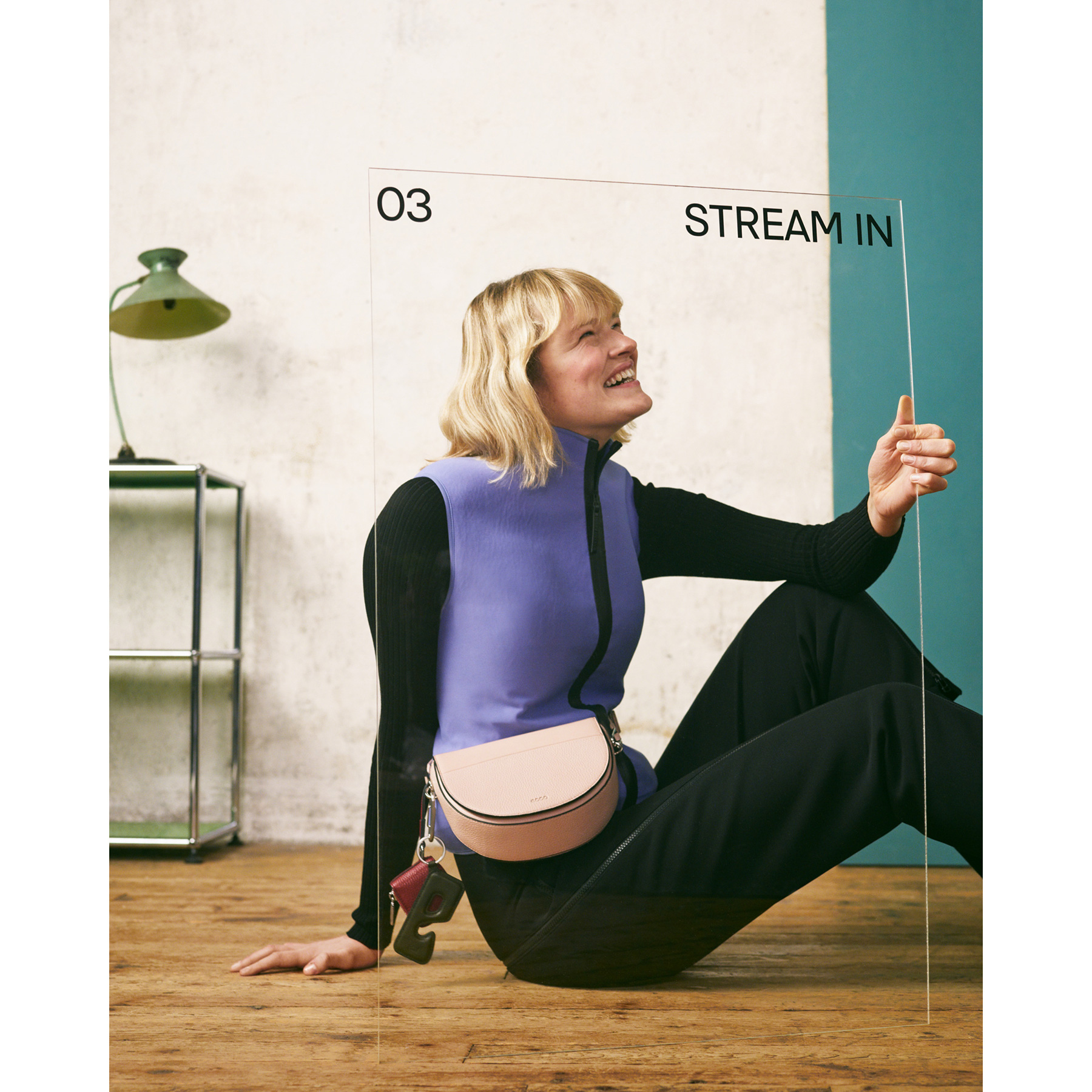 Сумка ECCO Textureblock Saddle Bag 9105823/90910