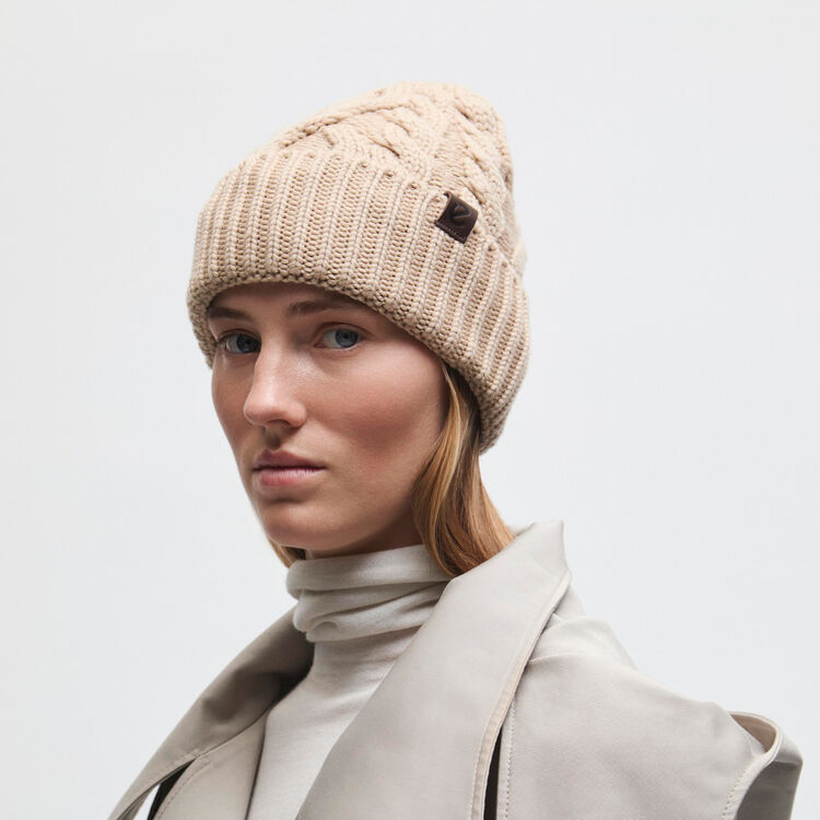 Шапка ECCO Chunky Cableknit Beanie 9099008/91321